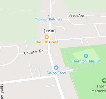 map for Davidsons Chemists (Thornton)