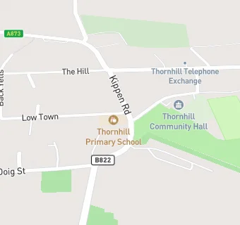 map for Thornhill Primary School