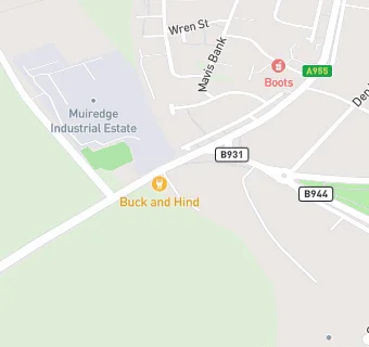 map for Buck 'n' Hind