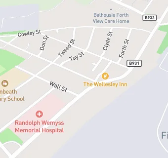 map for Randolph Wemyss Hospital