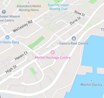 map for Methil And District Ex-Servicemens Club