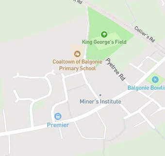 map for Coaltown Primary School