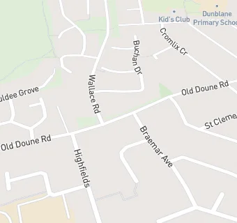 map for Dunblane High School