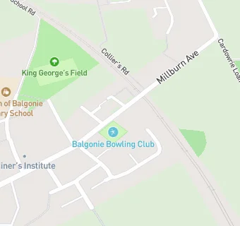 map for Balgonie Bowling Club