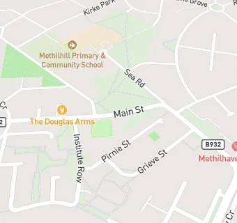 map for Methilhill Bowling Club