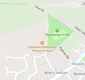 map for Coaltown Of Balgonie Primary School