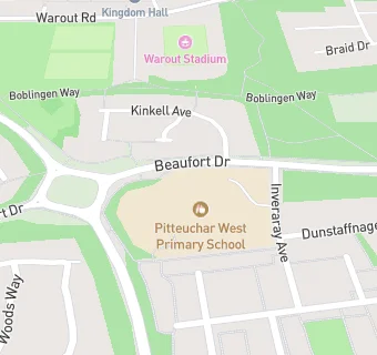 map for Pitteuchar West Primary School