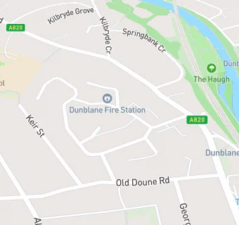 map for Dunblane Medical Practice