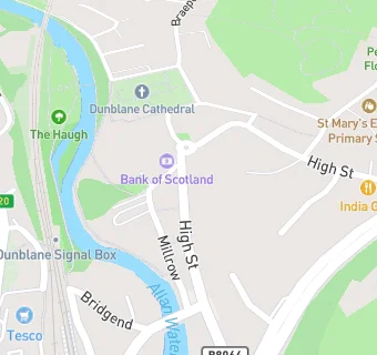 map for Davidsons Chemist (High Street, Dunblane)