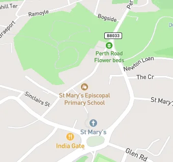 map for St Mary's Episcopal Primary School