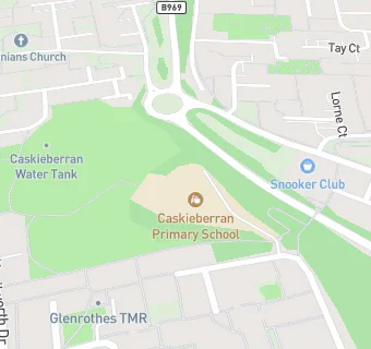 map for Caskieberran Primary School