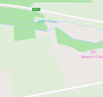 map for Balgonie Castle