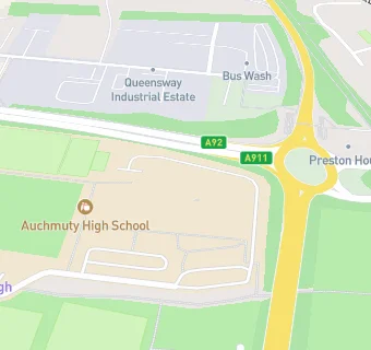 map for Auchmuty High School