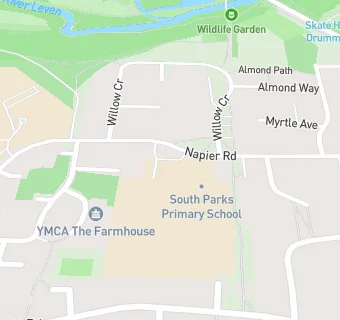 map for South Parks Nursery