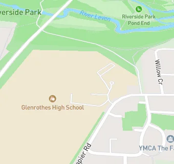 map for Glenrothes High School