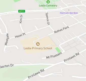 map for Leslie Primary School