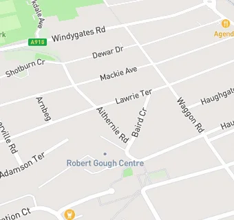 map for Robert Gough Centre