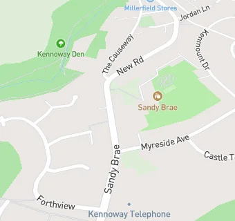 map for Sandy Brae Community Centre