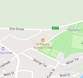 map for St Monans Primary School