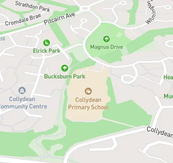 map for Collydean Primary School