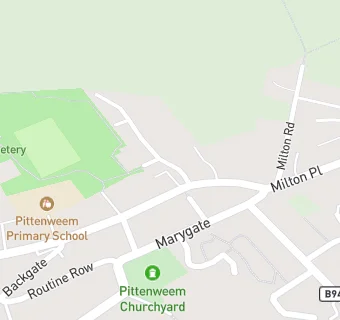 map for Pittenweem Primary School