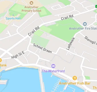 map for East Neuk Foodbank/Cafe