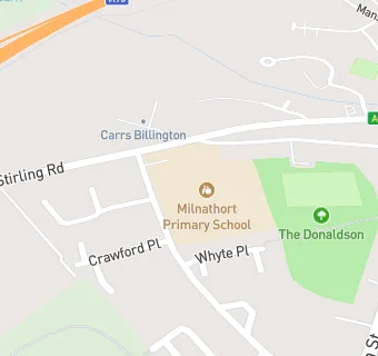 map for Milnathort Primary School