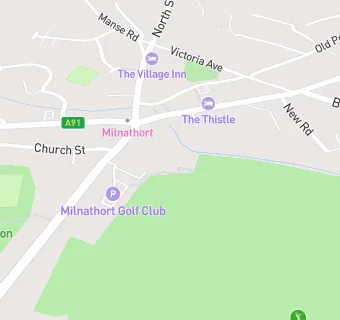 map for Milnathort Golf Club