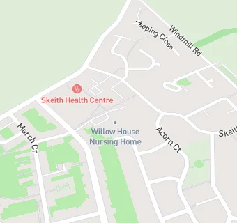 map for Willow House