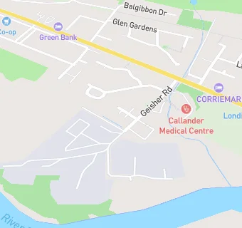 map for Callander Medical Practice