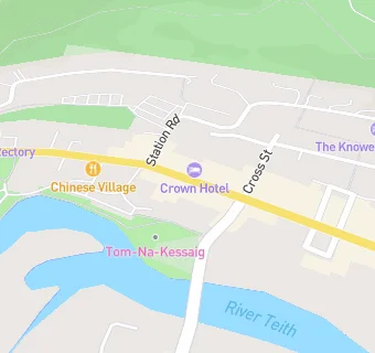 map for Callander Woollen Mill