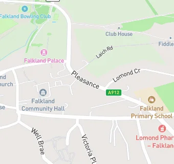 map for Falkland Primary School