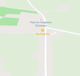 map for Peat Inn Restaurant