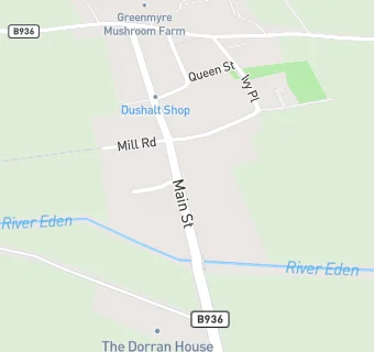 map for Dunshalt Community Association (Village Hall)