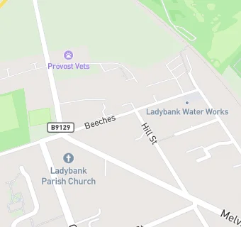 map for Ladybank Youth Club