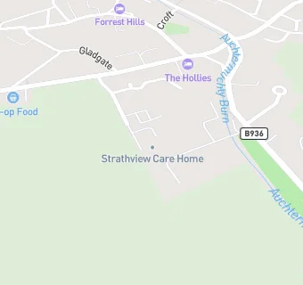 map for Strathview Care Home