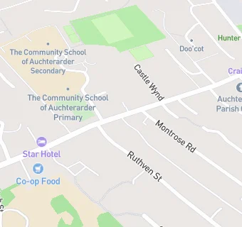 map for Davidsons Chemists (Auchterarder)