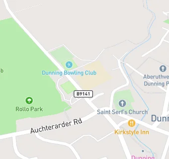 map for Dunning Primary School