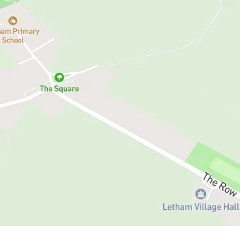 map for Letham Village Hall