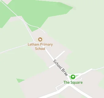 map for Letham Primary School