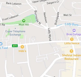 map for Rowlands Pharmacy (Cupar)