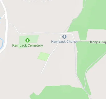 map for Kemback Bowling Club