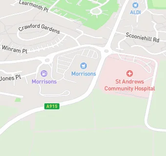 map for Morrisons Pharmacy (St Andrews)