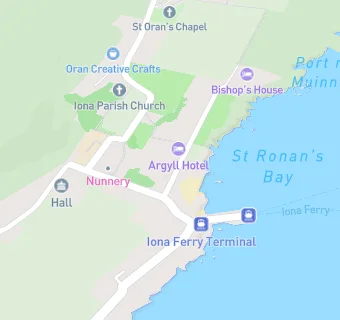 map for Mull and Iona Medical Group (Isle of Iona)