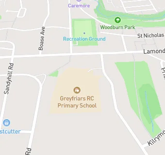 map for Greyfriars R C Primary
