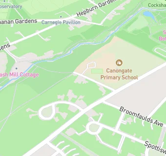 map for Canongate Primary School Nursery