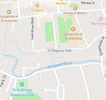 map for St Andrews Ladies Bridge Club