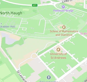 map for University Hall