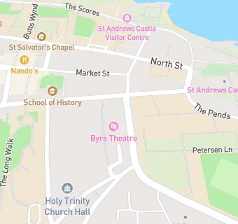 map for Byre Theatre