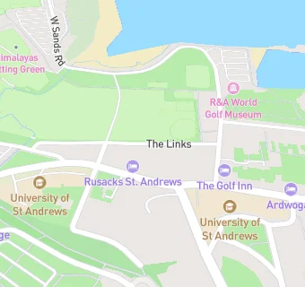 map for Royal And Ancient Golf Club Of St Andrews